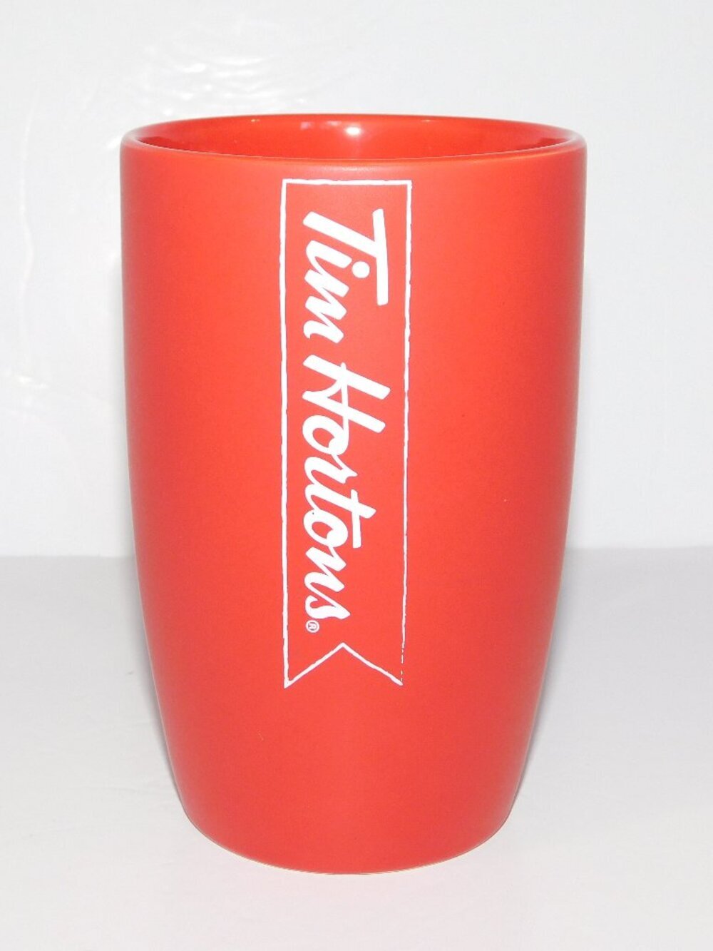 2016 Tim Hortons Tall Red Coffee Mug